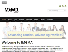 Tablet Screenshot of imgma.net